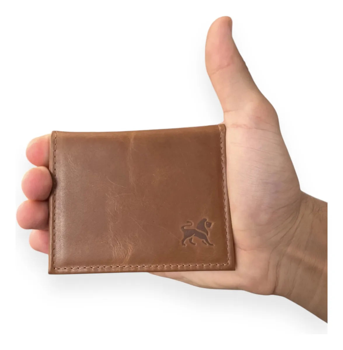 Carteira Masculina Couro Legítimo Slim Porta Cartões e CNH | Modelo Premium