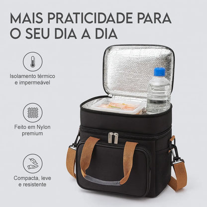 Bolsa Térmica Premium 13,5L Impermeável Para Marmita – Conserva por Horas