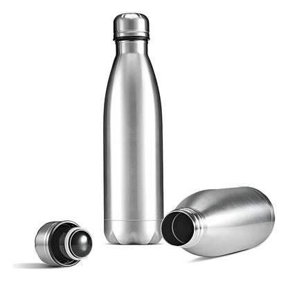 Garrafa Térmica de Aço Inox 750ml – Mor Academia com Tampa Vedada