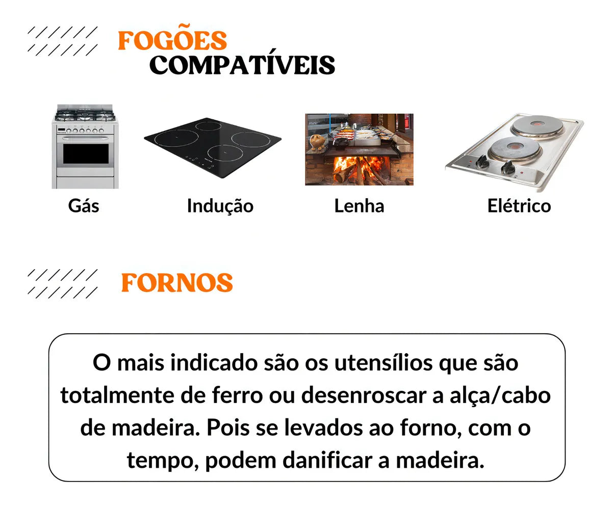 Frigideira 14 cm em Ferro Fundido com Tampa – Egg Pan Premium