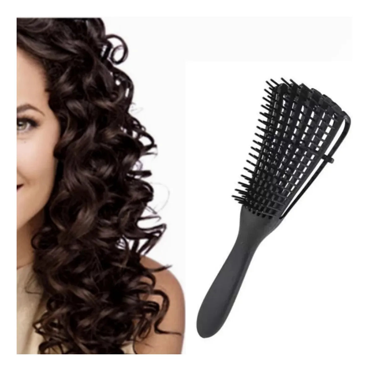 Kit Escova Polvo + Pente Jacaré Profissional – Desembaraçador Premium