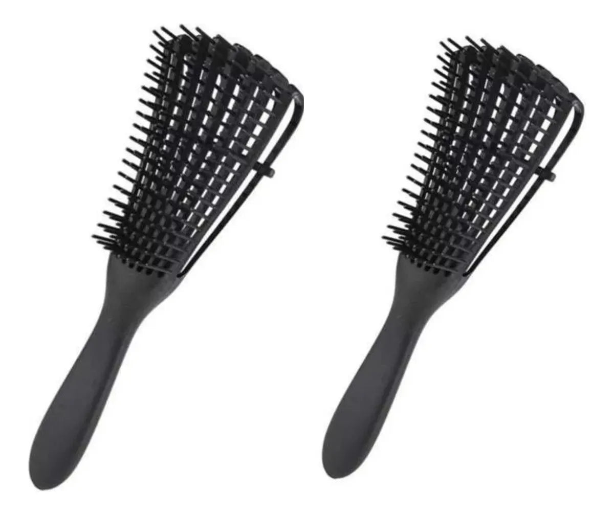 Kit Escova Polvo + Pente Jacaré Profissional – Desembaraçador Premium