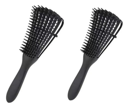 Kit Escova Polvo + Pente Jacaré Profissional – Desembaraçador Premium