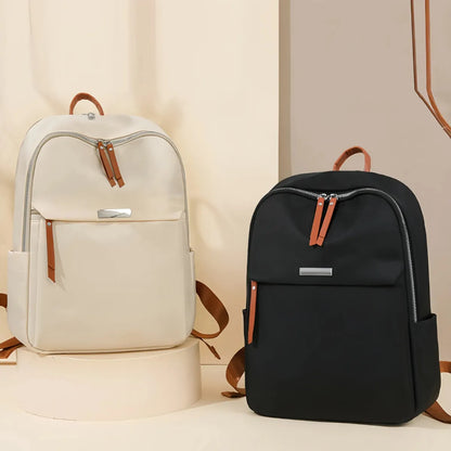 Mochila Feminina de Couro Sintético Premium 👜 Moderna, Elegante e Confortável para Faculdade, Trabalho e Passeios