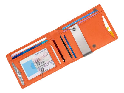 Carteira Mágica Slim Porta Cartões RFID Antifurto Premium Carbono