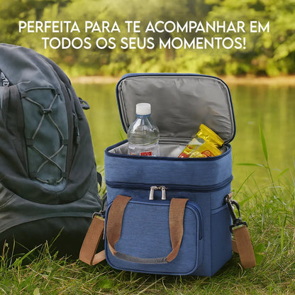 Bolsa Térmica Premium 13,5L Impermeável Para Marmita – Conserva por Horas