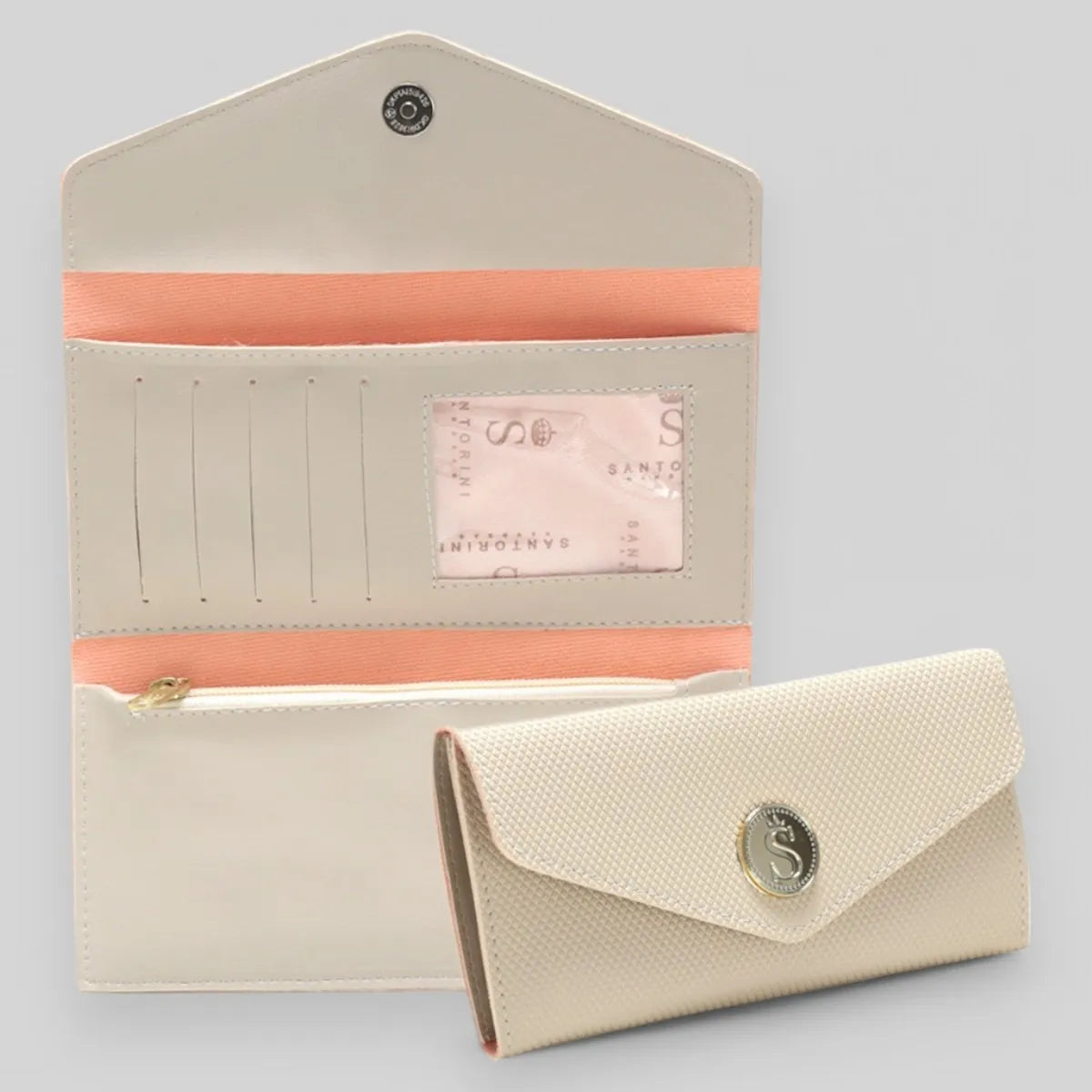 Kit Bolsa Feminina de Mão e Carteira – Couro Sintético Premium, Alça Transversal e Detalhes Dourados