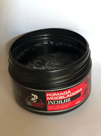 Pomada Modeladora Incolor 150g Lgn Barber Alta Fixação com Vitamina B5