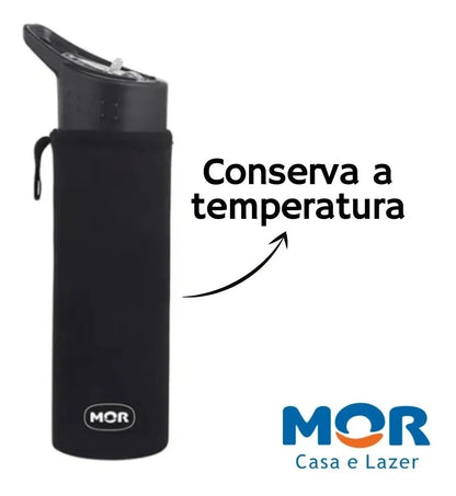 Garrafa de Água de Aço Inox 750ml – Isolamento Térmico, Leve e Durável