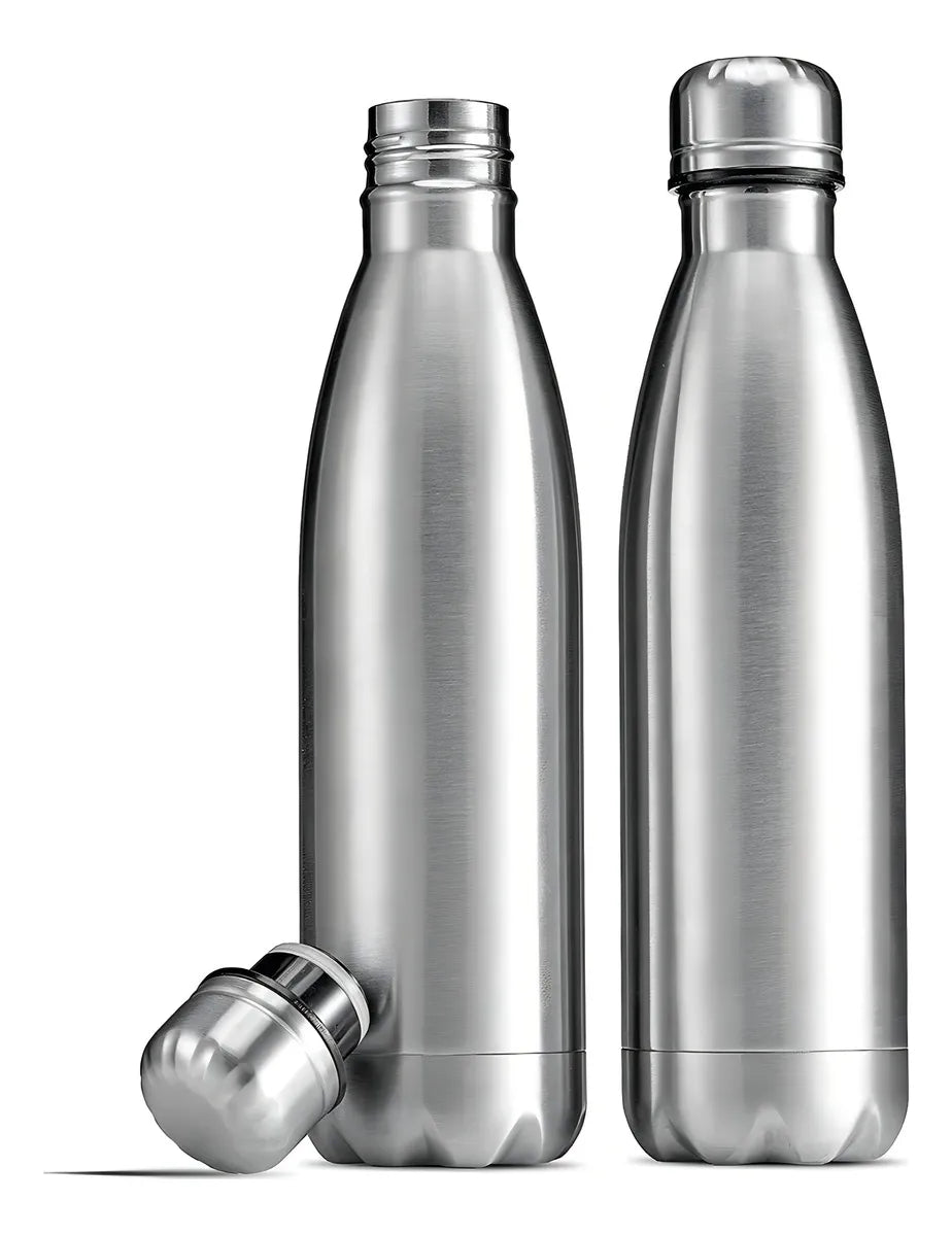 Garrafa Térmica de Aço Inox 750ml – Mor Academia com Tampa Vedada
